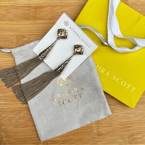 Kendra Scott Teishya Gold Tassel Earrings